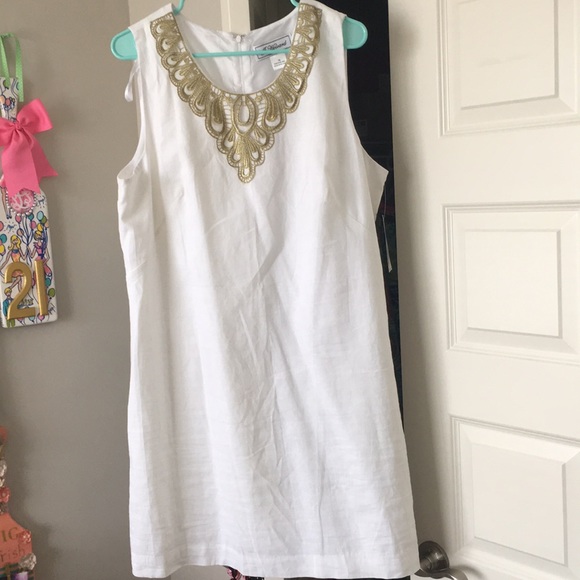 linen dress size 18